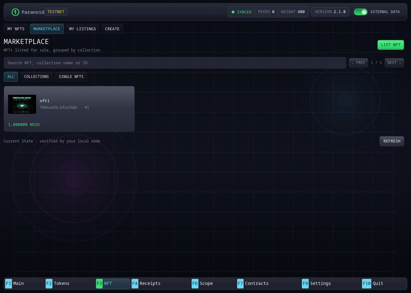 NFT marketplace